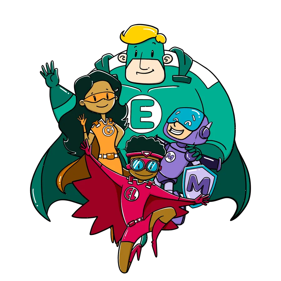 The GEM superheroes — Gratitude, Empathy, Mindfulness and Emotional Literacy