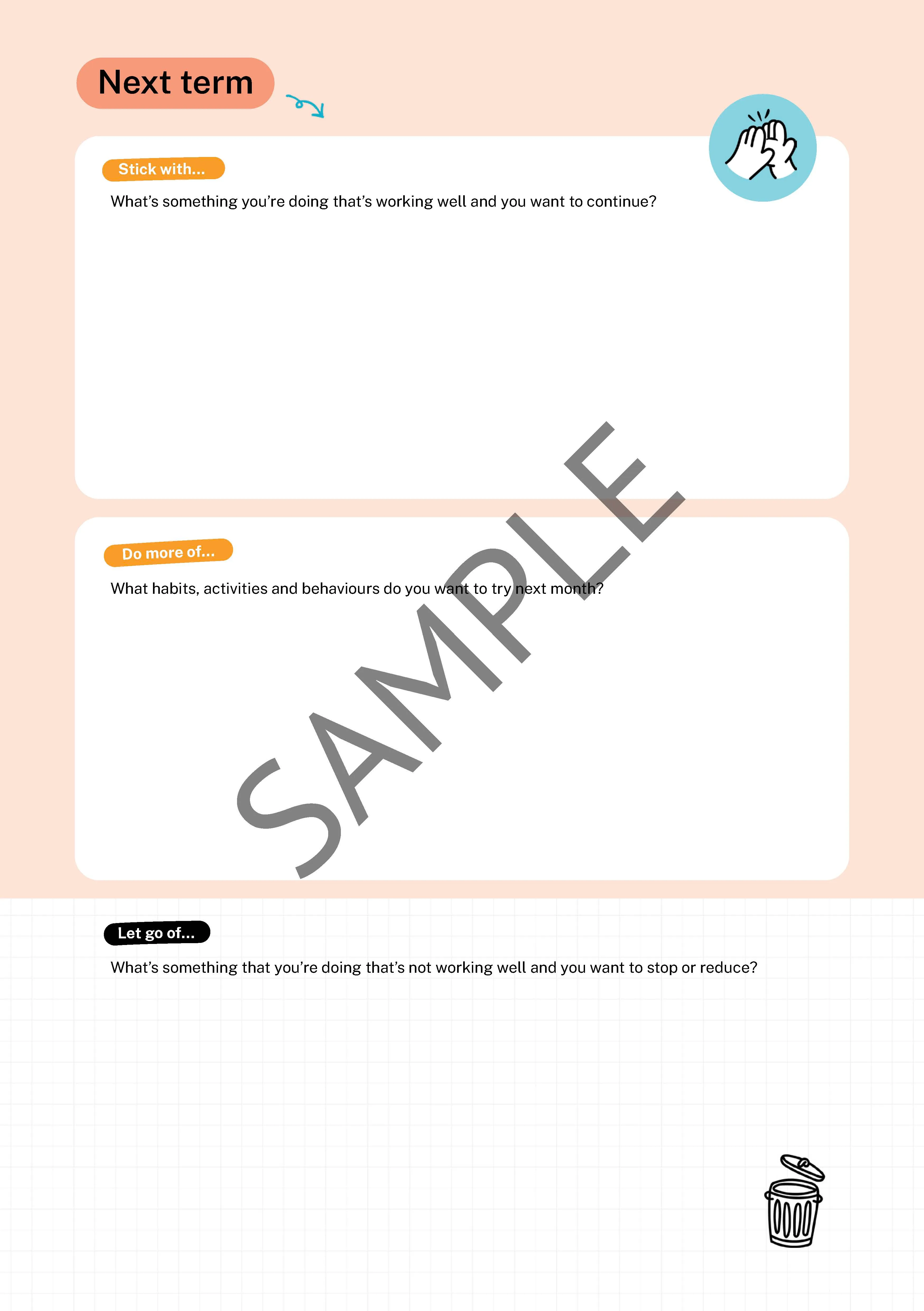 Sample pages from the secondary Build It student workbook — page 5