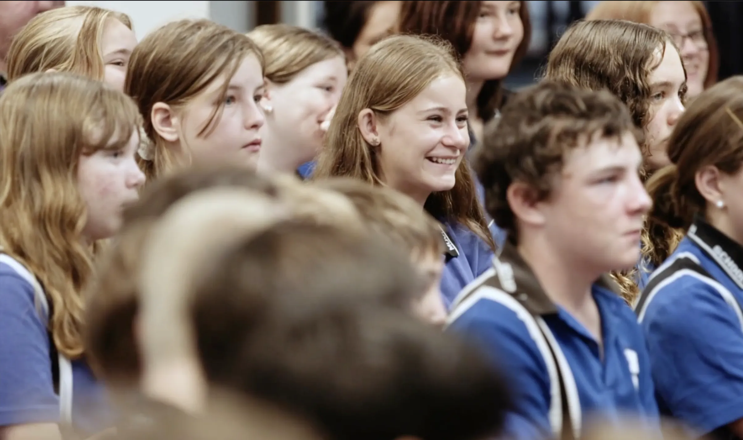 Secondary school students in a Resilience Project wellbeing session
