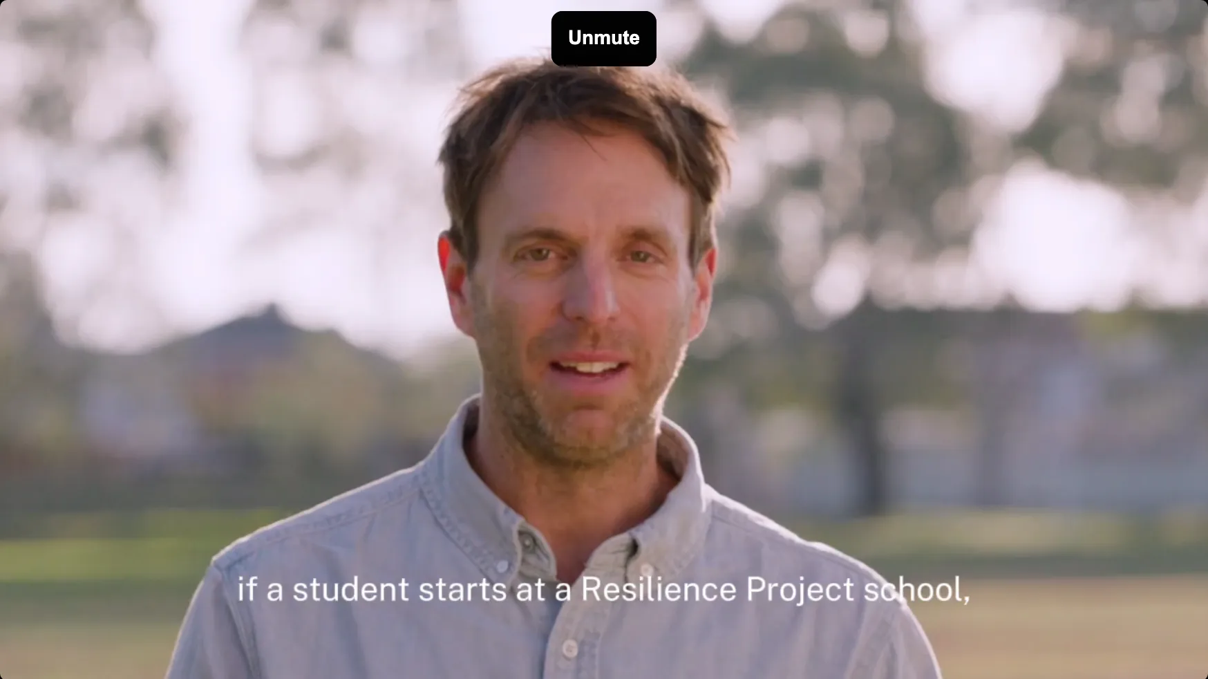 If a student starts at a Resilience Project school