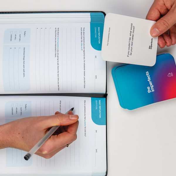 Bundle - 6 Month Wellbeing Journal and Vulnerabilitea House Cards - Image 2